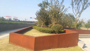 天河耐候钢挡土墙